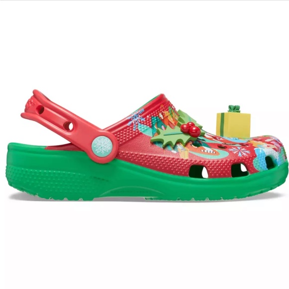 Disney Christmas Crocs Mickey Mouse and Friends Holiday Theme, Size W6/ M4, NWT - Picture 4 of 13